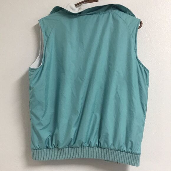 Patagonia • Women’s Fleece Lined Turquoise Blue Vest Size Large - Picture 8 of 8